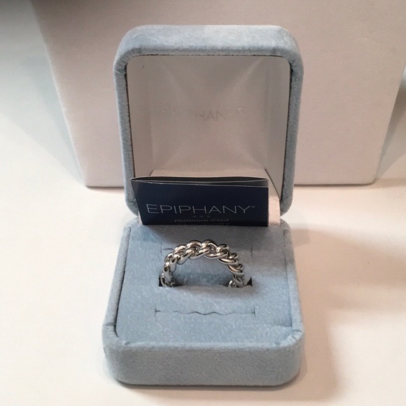 AK 925 Turkey Epiphany Platinum Clad Ring - Size 6 - Picture 2 of 8